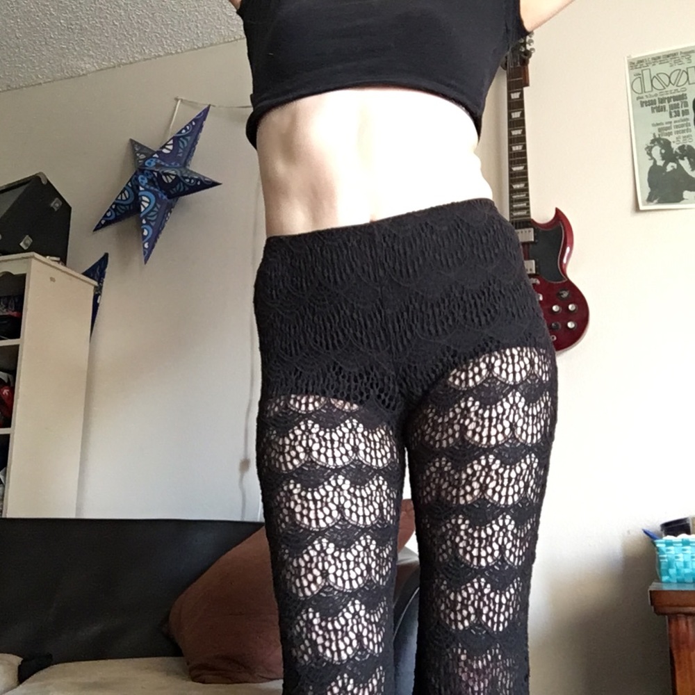 Urban Outfitters Crochet Bell Bottoms